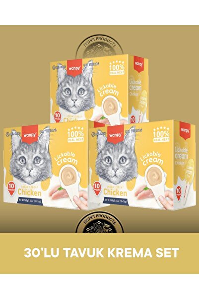 Wanpy Lickable Cream Tavuklu Kedi Ödül Maması 30x16 gr