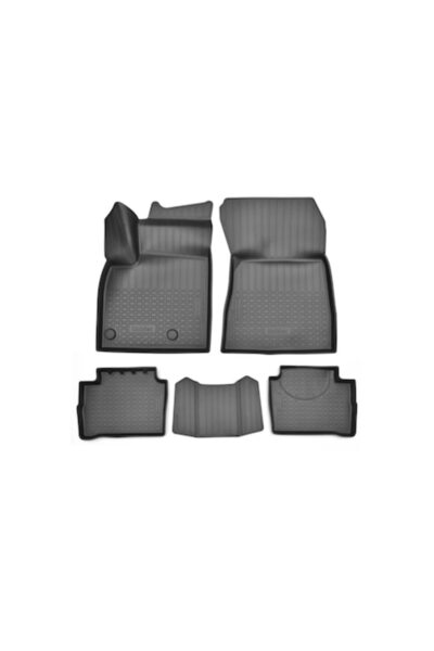 OEM Set de 4 covorașe tip tavă pentru Nissan Qashqai III (J12) 2021+ – negru