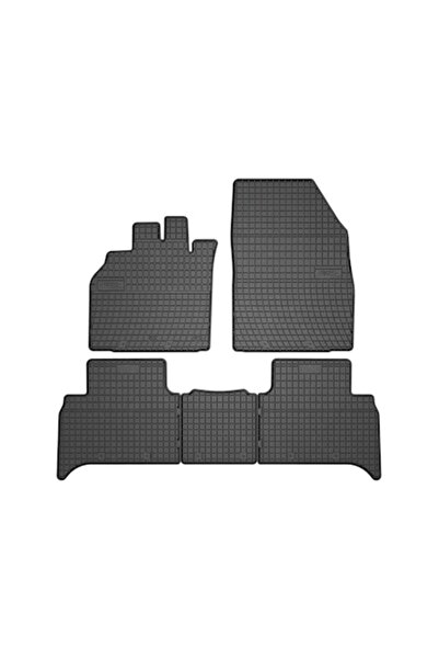 ART Set de 4 covorașe negre din cauciuc antiderapante pentru RENAULT SCENIC I...