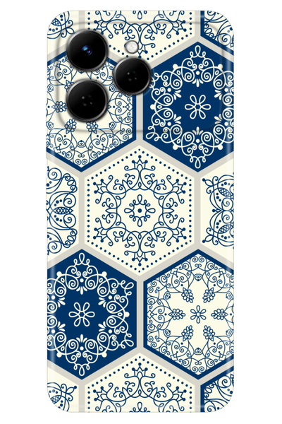 TECNO Spark 40 4G (KM5n) Kılıf Desenli Silikon Baskılı Kapak Seramik