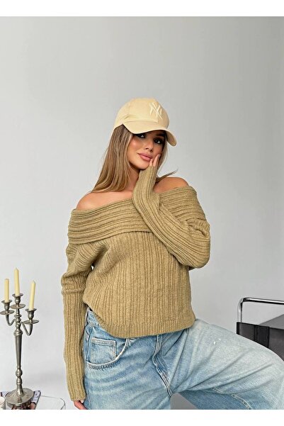 KECHİ WOMAN Madonna Collar Knitwear Blouse