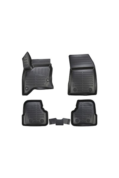 OEM Set de 4 covorașe auto 8D pentru Jeep Avenger MHEV (2024–prezent) cu clem...