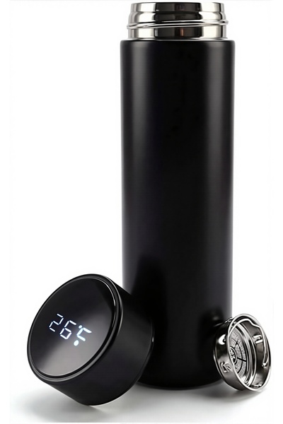 Generic Smart LED Water Bottle 1000ml – Stainless Steel Insulated Thermos Flask with Temperature Display