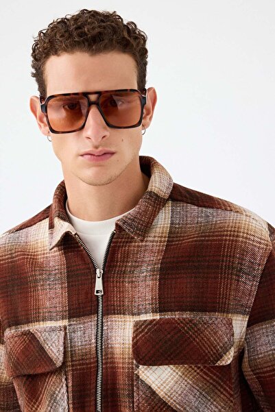 Loft Кафява мъжка риза LF2040991