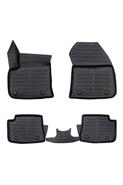 OEM Set de 4 covorașe 5D cu husă de tunel pentru Opel Mokka-e (2021+), negre,...