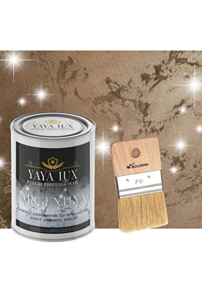 YaYa Color Argentina Luxury Decorative Paint, Coffee with Milk, with 3D Starr...