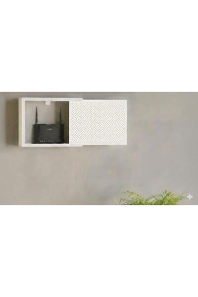 ERİK ATELİER DESENLİ DEKORATİF MODEM VE SİGORTA SAKLAMA KUTUSU KABLO WİFİ GİZ...