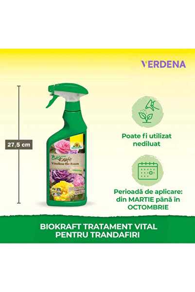 NEUDORF Activator/Biostimulator for Roses and Ornamental Plants, 500 ml, Fast Revitalization - Neudorff