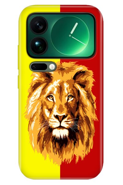 Cekuonline Xiaomi Mi 17 Pro Max Case Color Silicone Printed Tpu Yellow Red Fr...