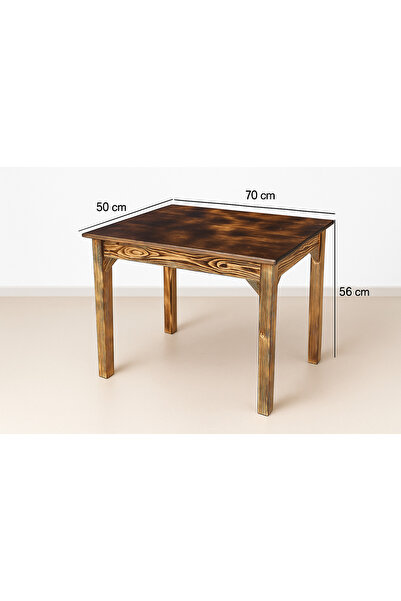 DivanAhşap LÜX AHŞAP MASA VERNİKLİ RUSTİK ESKİTME MODEL