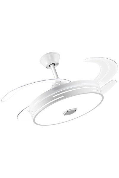 Mutlusan Aydınlatmalı Tavan Vantilatörü Bluetoothlu + Kumandalı