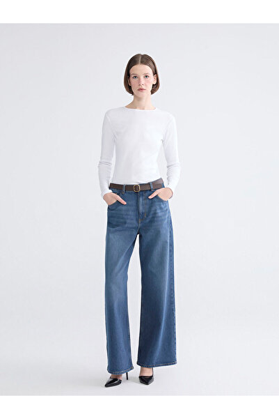 LC Waikiki بنطلون جينز نسائي من Wideleg