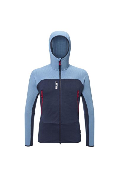 Millet FUSION GRID Kapşonlu T.Fermuar POLARTEC® POWERGRID Erkek Ceket MIV9024 N9302 Çok Renkli-S