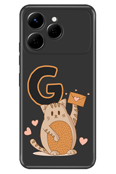 TECNO Spark 40 4g RetroTarz Kılıf Tema Art Desenli Baskılı Silikon Kedili G H...