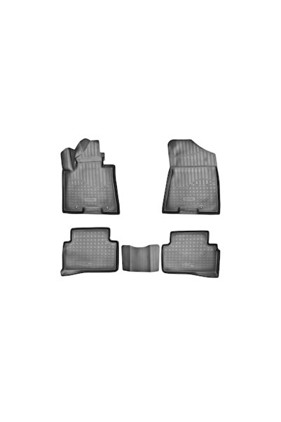 OEM Set de 4 covorașe tip tavă pentru Audi Q3 (F3) din 2018, cauciuc negru an...