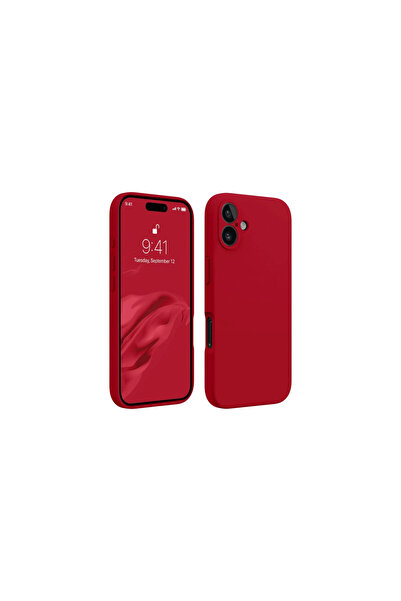 ceppark Newface iPhone 16 Plus Case First Silicone - Red