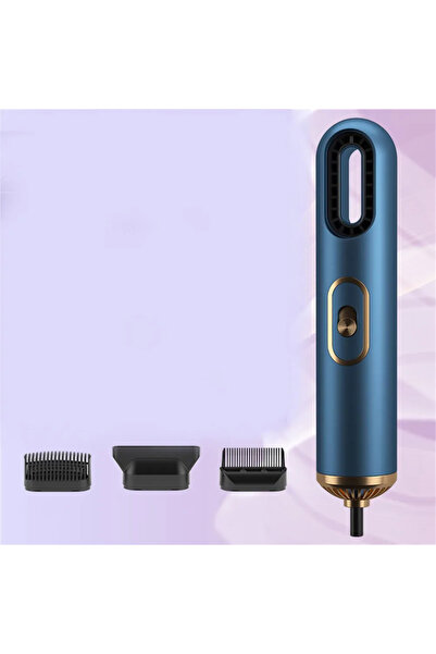 ABYZ Στεγνωτήρας μαλλιών, μοτέρ υψηλής ταχύτητας, 3 ρυθμίσεις θερμοκρασίας, γρήγορο και αθόρυβο στέγνωμα, 800W, μπλε/χρυσό