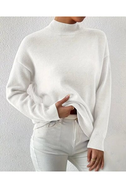 soonaksesuar   Women's Long Sleeve Turtleneck Knitwear Blouse