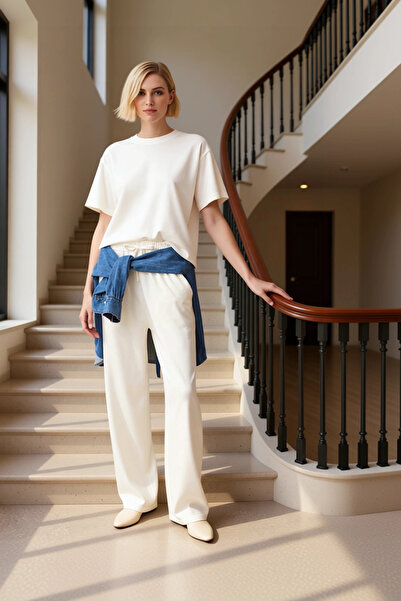 BENERLY Women's Bottom Top Comfortable Relaxed Fit Short Sleeve Crew Neck T-S...