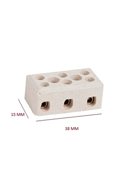 Universal PORSELEN KLEMENS 1 NO 3'LÜ