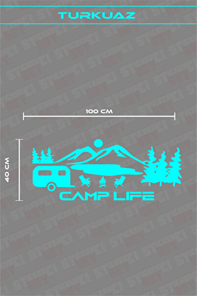 STİCKERCI BEY ملصق كامب لايف لعربات التخييم
