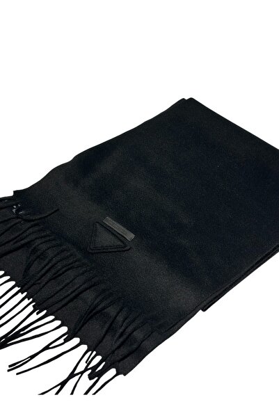 Prada Sport Solid Color Cashmere Scarf and Shawl