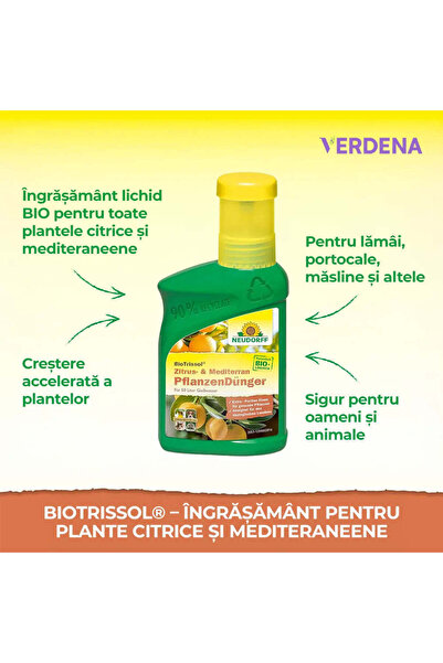 NEUDORF Liquid fertilizer for citrus and Mediterranean plants, 250 ml, Neudorff