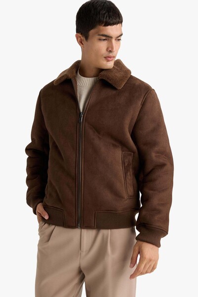 DeFacto Brown Men's Jacket A3869Ax/Bn539