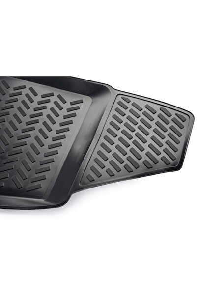 OEM Set de 4 covorașe 8D pentru BMW Seria 5 G30 (2017+), cauciuc, cu cleme de...