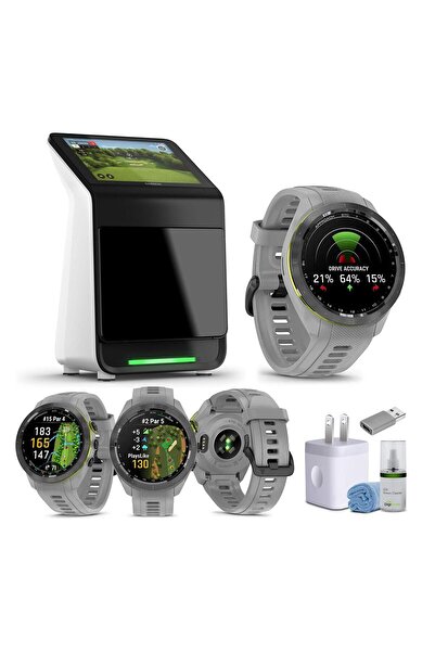 Garmin Approach R50 Premium Golf Fırlatma Monitörü ve Taşıma Çantası, Gelişmiş Top ve Sopa Metrikler