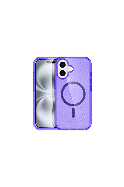 ceppark غطاء حماية نيو فيس لآيفون 16 بلس ستار ماجسيف - أرجواني