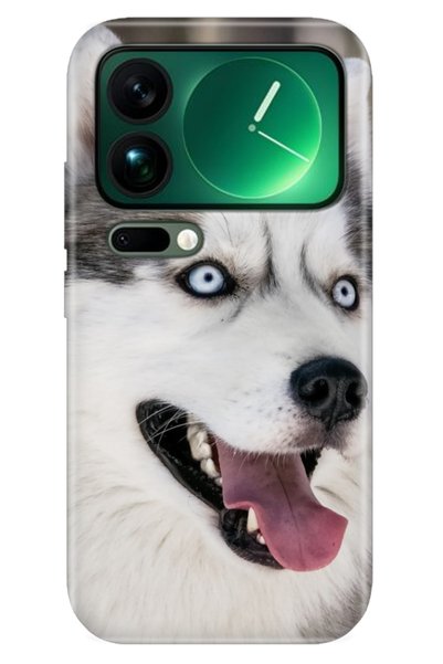 Cekuonline Xiaomi Mi 17 Pro Max Case Decorative Silicone Printed Cover My Hasky