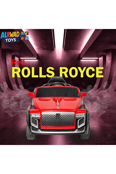 ALRWAD A Rolls Royce electric car with four motors, which children can sit on, operating on 12 volts.