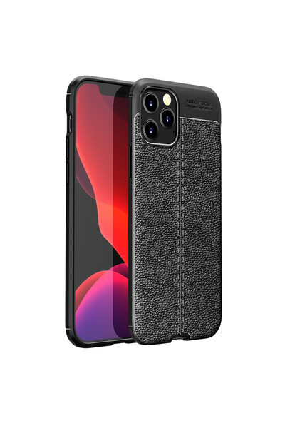 ceppark غطاء Newface لهاتف iPhone 12 Pro Max بتركيز تلقائي - أسود