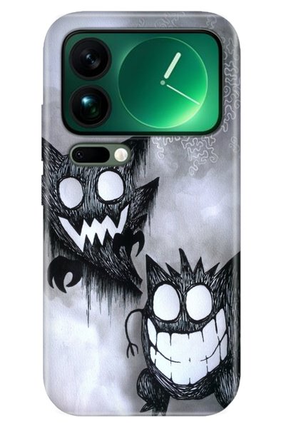 Cekuonline Xiaomi Mi 17 Pro Max Case Decorative Silicone Printed Cover Bandits