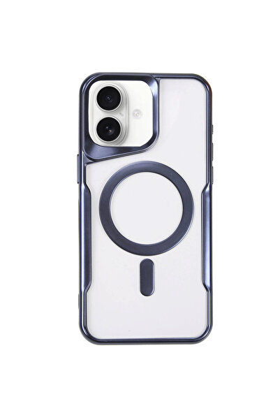 ceppark Newface iPhone 16 Plus Case Boyi Magsafe Silicone Cover - Navy Blue