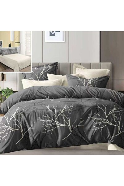 NufJoy Policoton 4-piece Double Bed Linen Set – Sheet 230x250, Duvet Cover 200x230, 2x Pillowcases