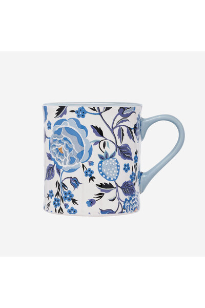 CATH KIDSTON Strawberry Garden Blue Porcelain Mug 275 ml