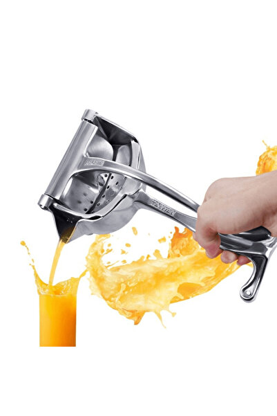 OferteTop Aluminum Manual Fruit Juicer for Juice, Powerful and Easy to Clean