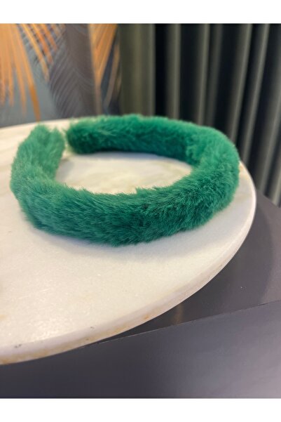gozdeasutayaccessory Green Plush Crown
