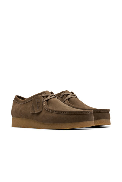 CLARKS Men's Olive Wallabeeevo Lace Up