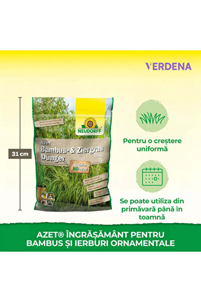 NEUDORF Neudorff Azet Fertilizer for Bamboo & Ornamental Grasses, 1.75 kg
