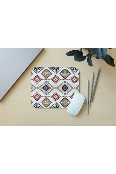 riyaz Carpet Motif Pattern 8 - Rectangular Mouse Pad, 17.5 cm X 19.50 cm