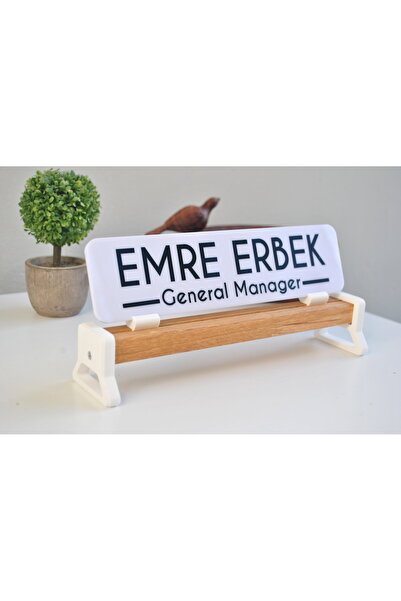 wart dizayn modern masa isimliği, masa isimliği , minimalist isimlik, ofis is...