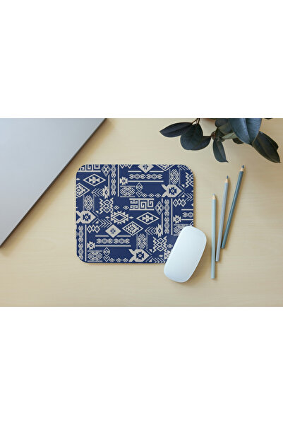 riyaz Carpet Motif Pattern 9 - Rectangular Mouse Pad, 17.5 cm X 19.50 cm