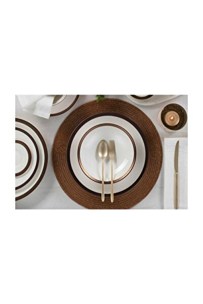 Porland Copper Line Yemek Takımı 60 Parça