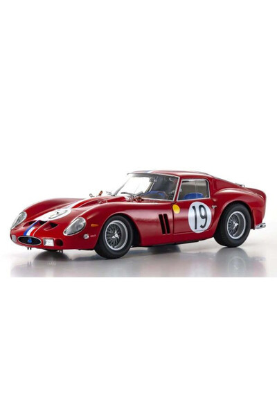 Kyosho Macheta auto, FERRARI 250 GTO â€“ #19 â€“ 2ND PLACE LE MANS 1962 (08438A) 1:18