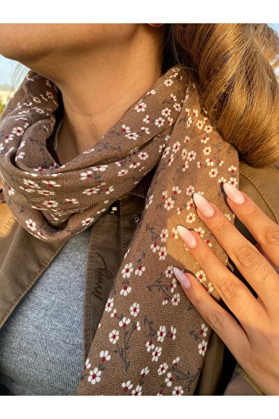 kurukafagift Shawl Scarf with Tiny Floral Pattern