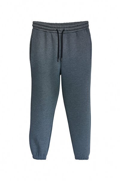 FORMO Ανδρικό παντελόνι αθλητικό παντελόνι με 3 κλωστές, υψηλής ποιότητας, με τσέπες, χοντρό παντελόνι Sh επένδυση fleece