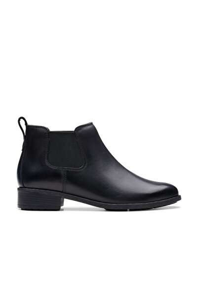 CLARKS Women's Black Havisham Top Chelsea Boot